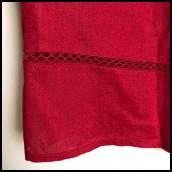 100% Linen Short Top or Light Jacket Size 12 P - Picture 3 of 9